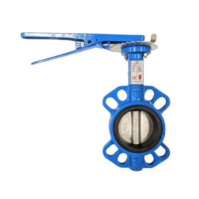 Marine Cast Iron Wafer Type Butterfly Valve Lever Operated